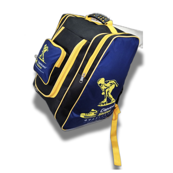 Purple inline backpack